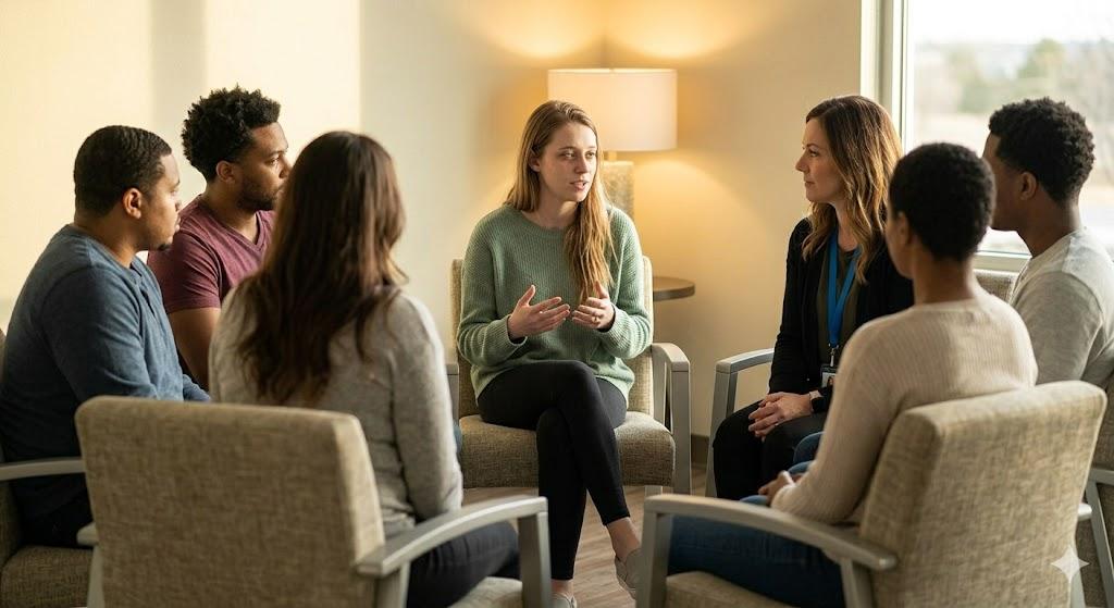 Group therapy plays an important role in outpaient care